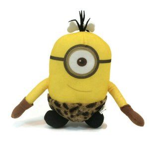 Despicable Me Stuart Caveman Minion Plush 7” Stuffed Toy Factory Illumination